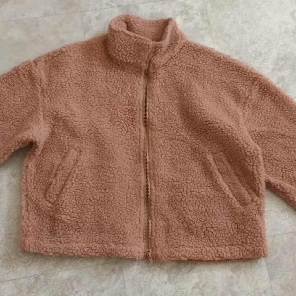 Zip Up Teddy Jacket